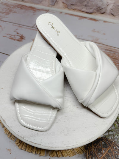 Tiffany Super Soft Sandal in White