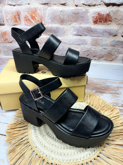 Rachel Statement Sandal in Black