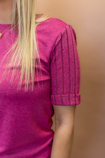 Maggie Magenta Top