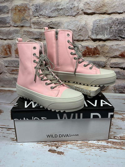 Alexa Sparkle High Top - in Pink
