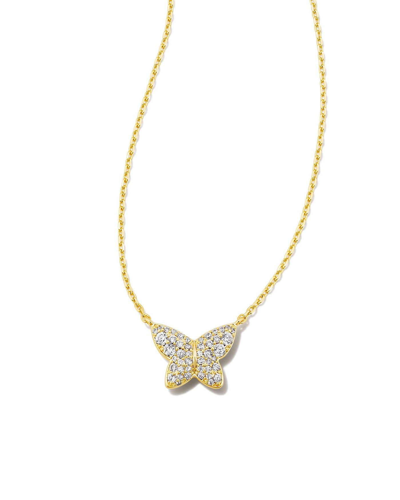 Kendra Scott Lillia Crystal Butterfly Necklace